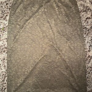 RSQ Olive Lace Pencil Skirt